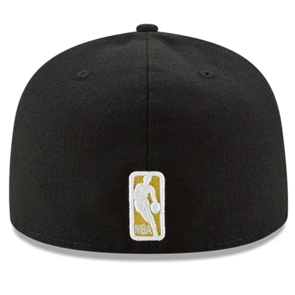 New Era NBA Golden State Warriors Black UV 59FIFTY Fitted Hat Size 7 3/8 NWT - Picture 3 of 7